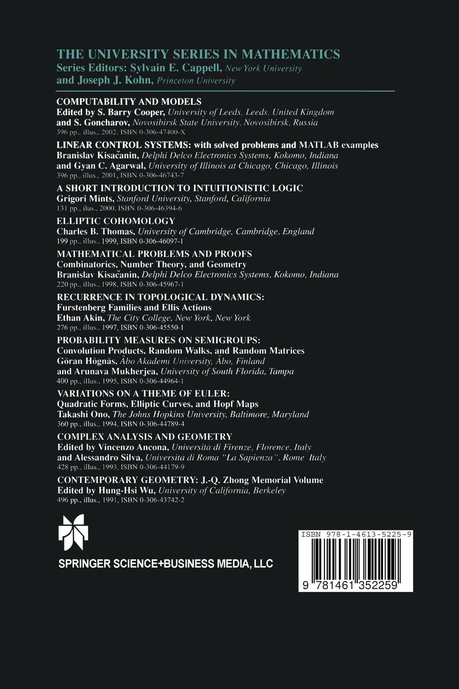 Rückseitencover Computability and Models