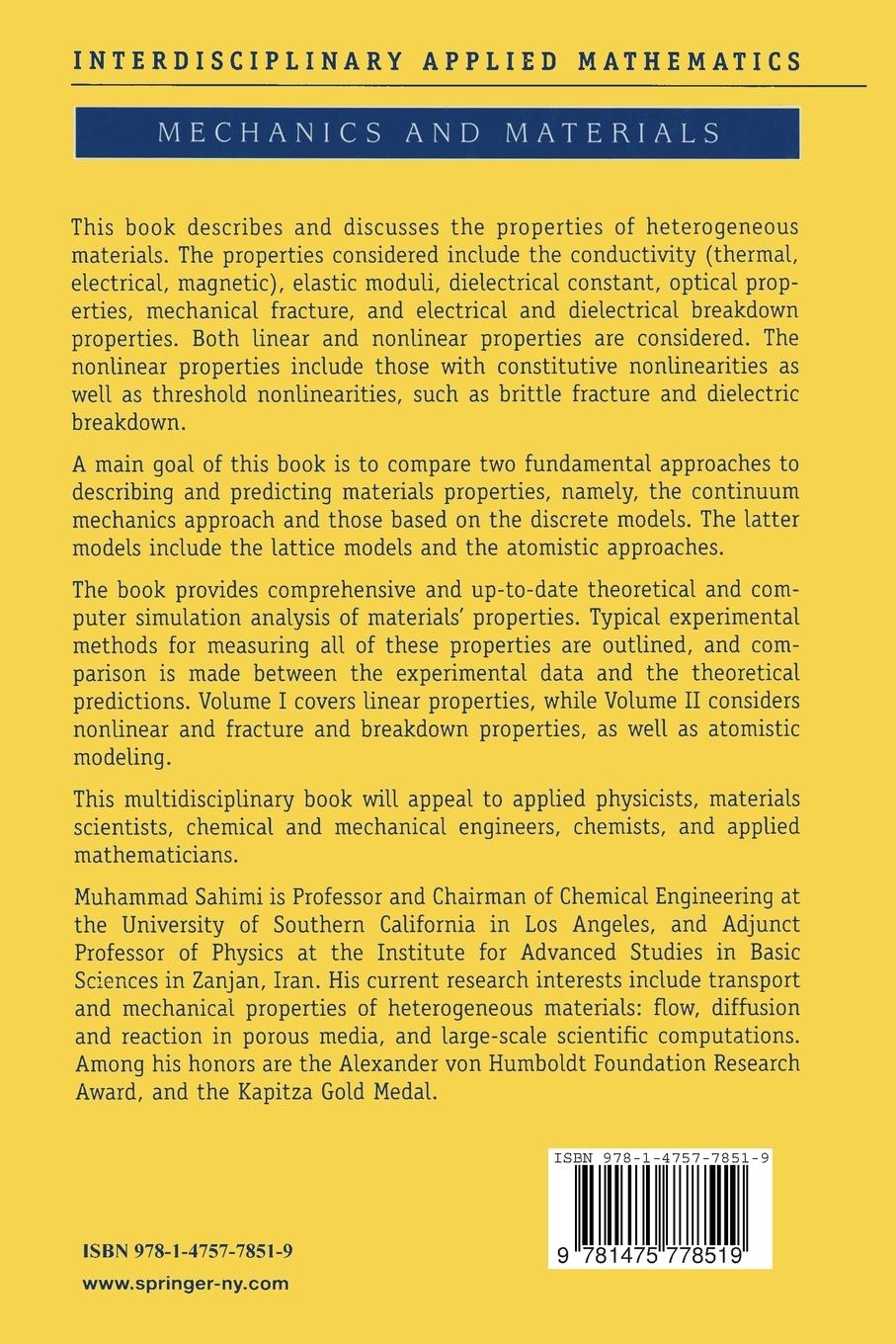 Rückseitencover Heterogeneous Materials I