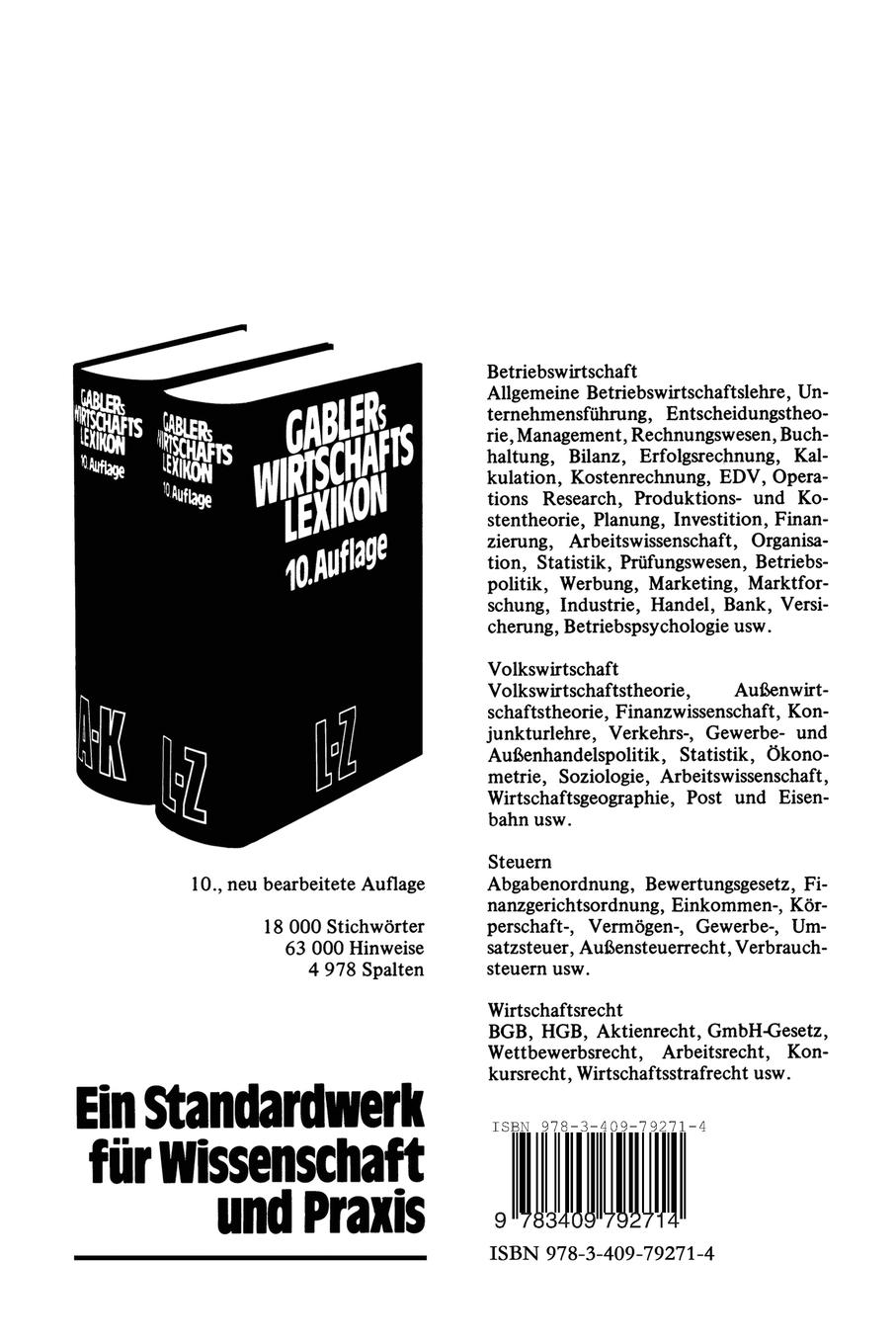 Rückseitencover Controlling und Finanzplanung als Führungsinstrumente