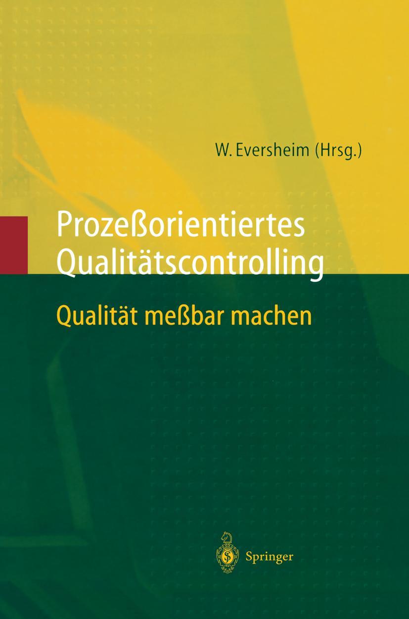 Vorderes Coverbild Prozeßorientiertes Qualitätscontrolling