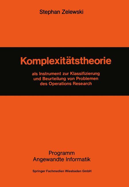 Vorderes Coverbild Komplexitätstheorie