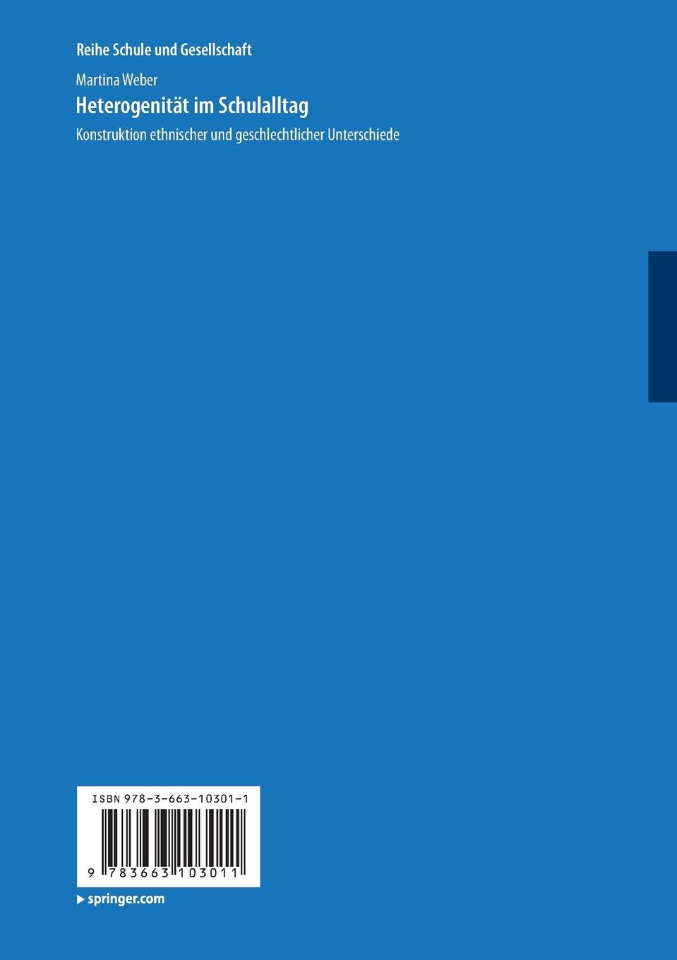 Rückseitencover Heterogenität im Schulalltag