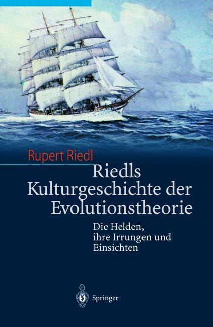 Vorderes Coverbild Riedls Kulturgeschichte der Evolutionstheorie