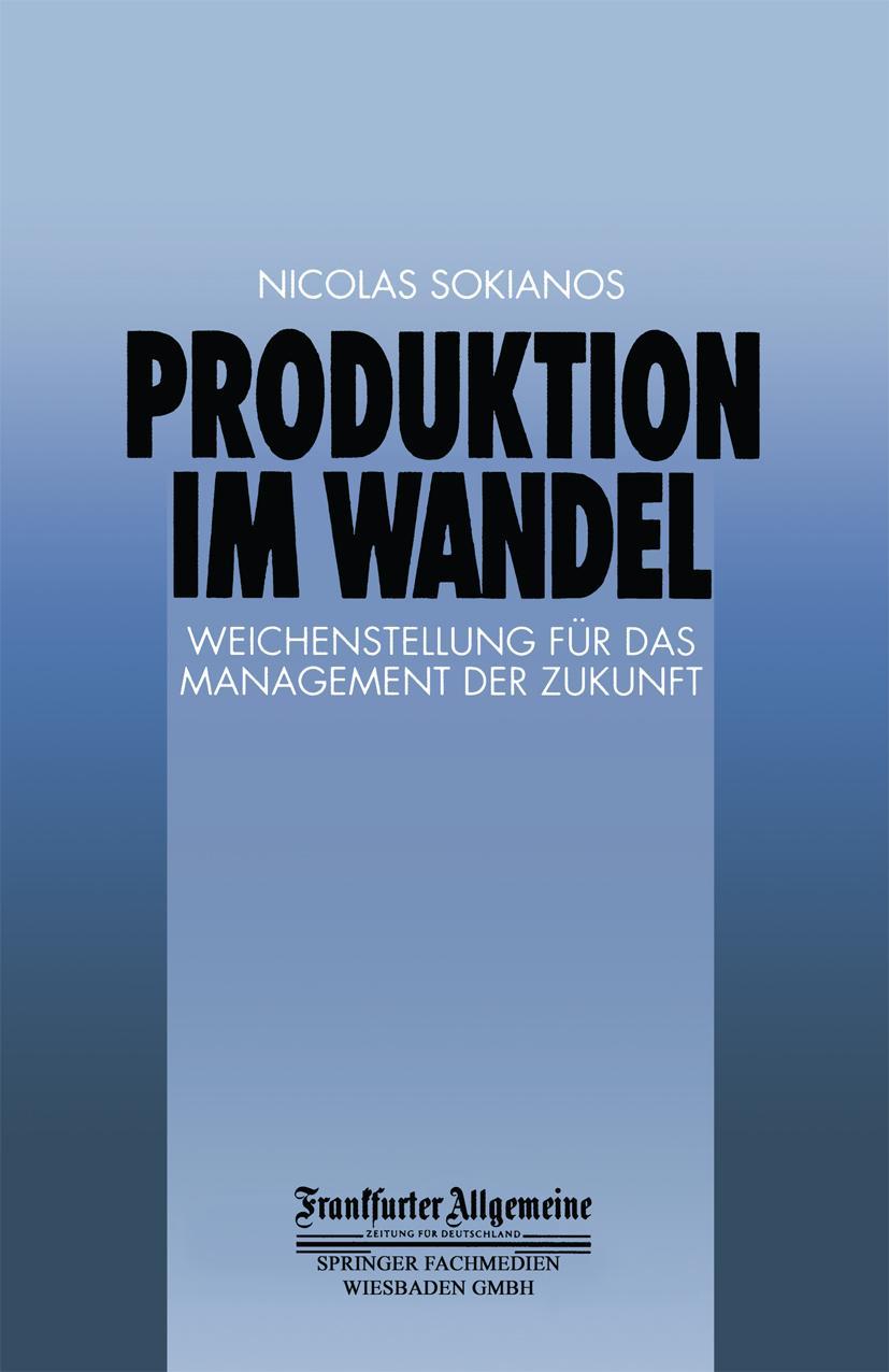 Vorderes Coverbild Produktion im Wandel