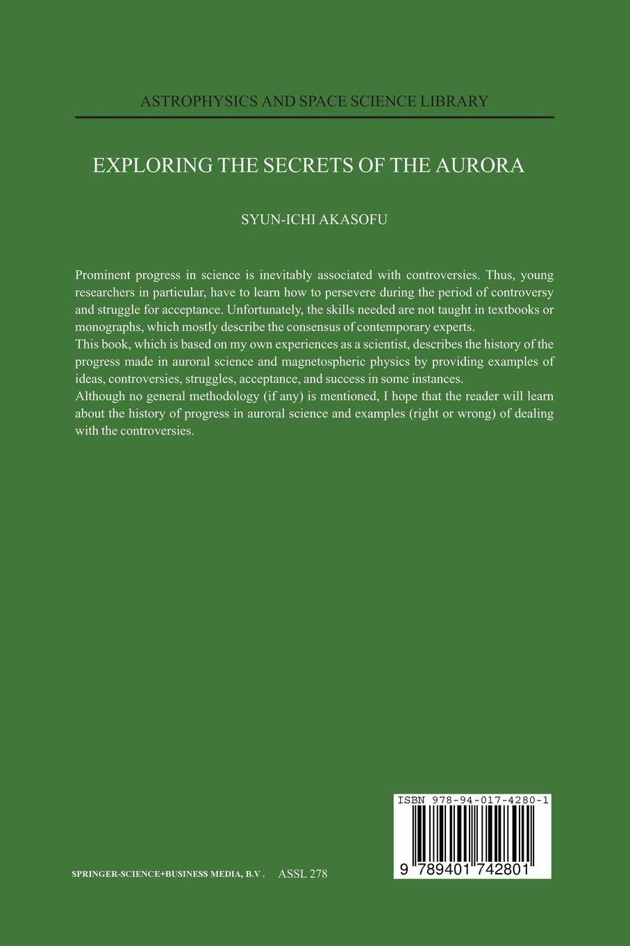 Rückseitencover Exploring the Secrets of the Aurora