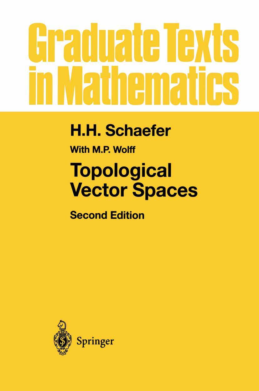 Vorderes Coverbild Topological Vector Spaces