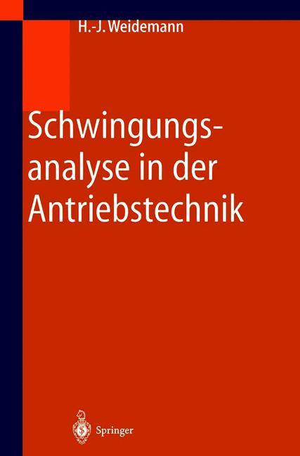 Vorderes Coverbild Schwingungsanalyse in der Antriebstechnik