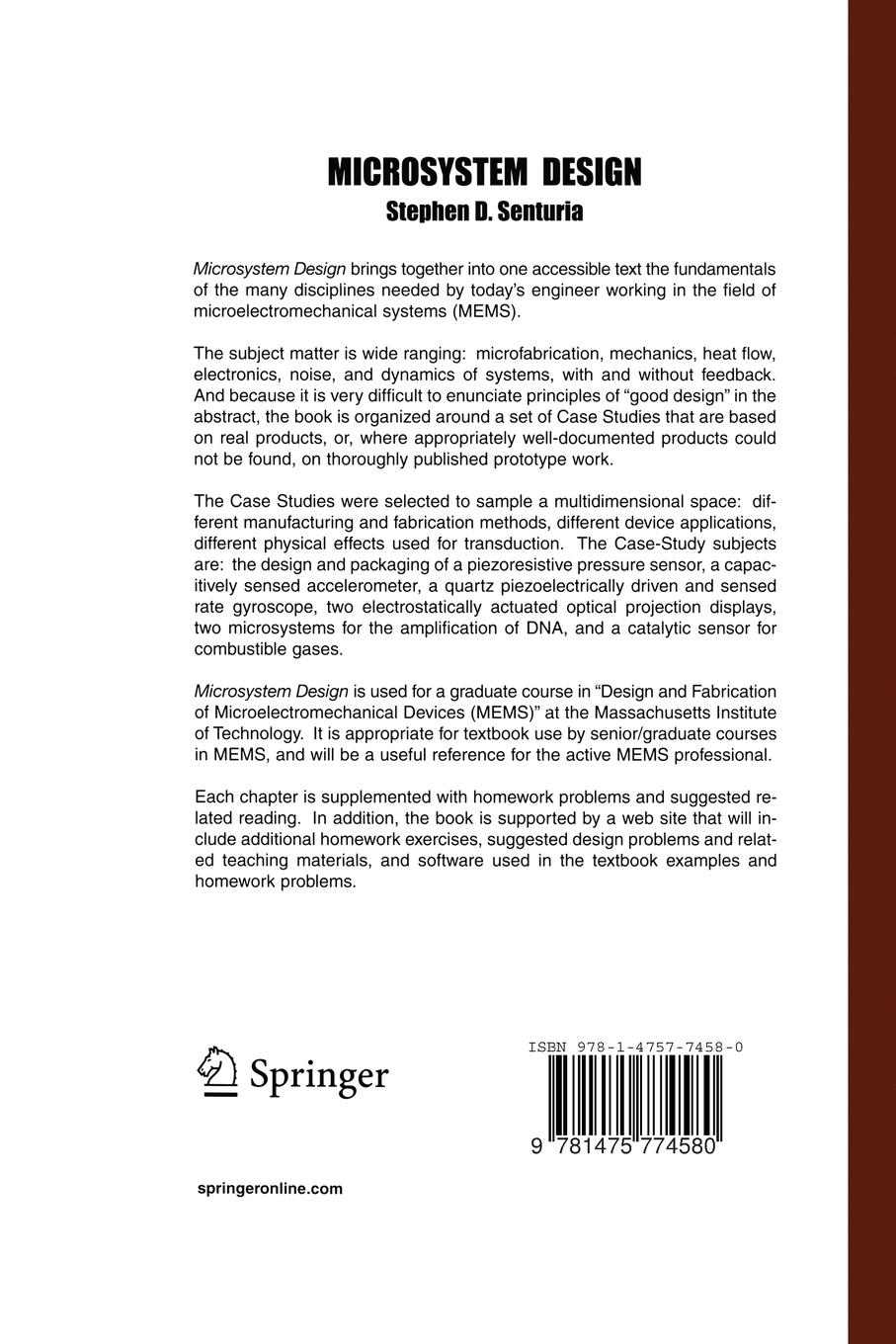Rückseitencover Microsystem Design