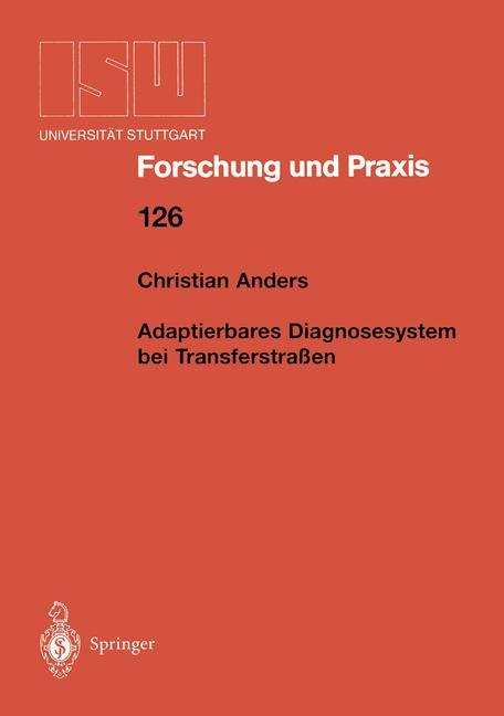 Vorderes Coverbild Adaptierbares Diagnosesystem bei Transferstraßen