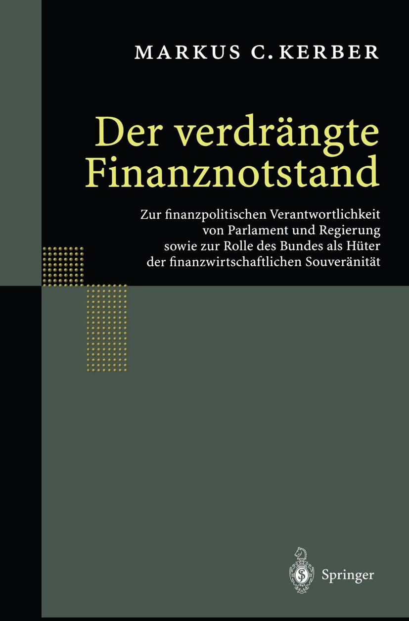 Vorderes Coverbild Der verdrängte Finanznotstand