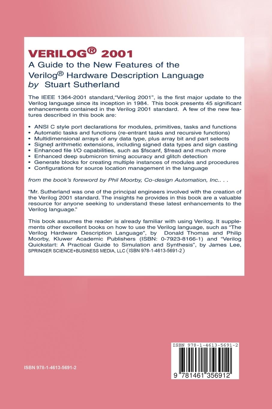 Rückseitencover Verilog - 2001