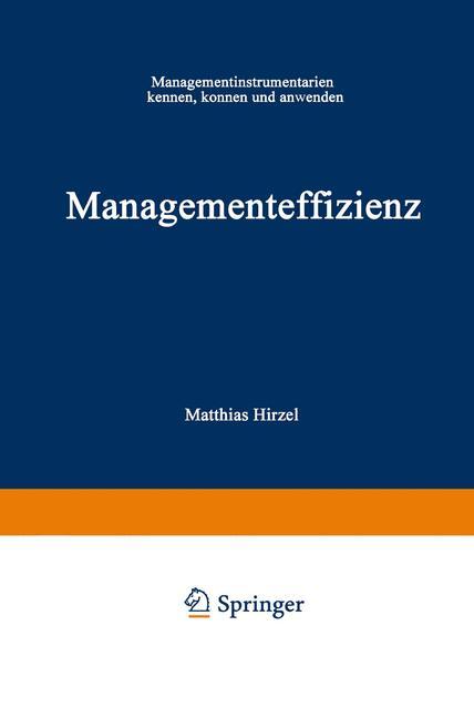 Vorderes Coverbild Managementeffizienz