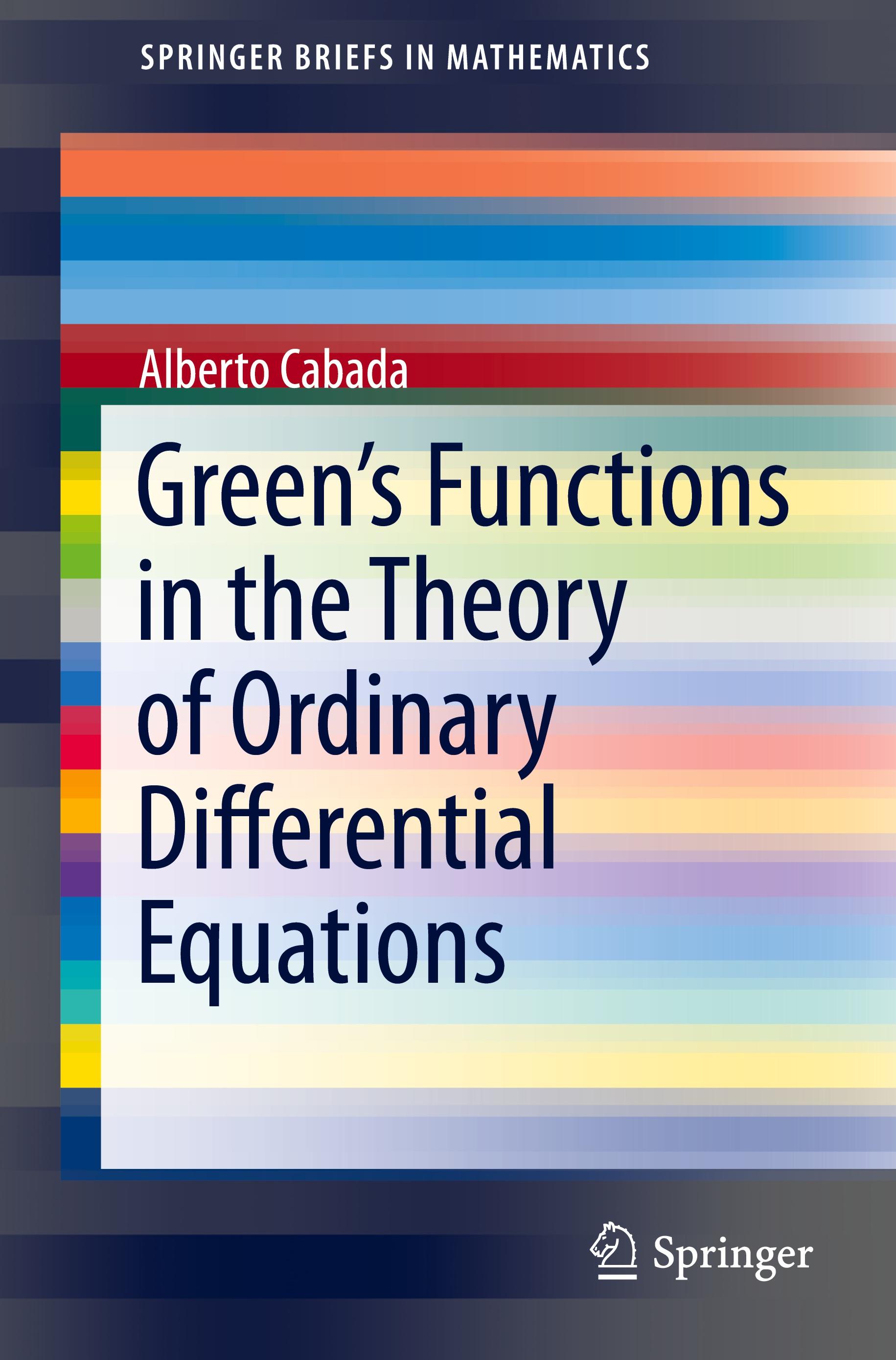 Vorderes Coverbild Green's Functions in the Theory of Ordinary Differential Equations