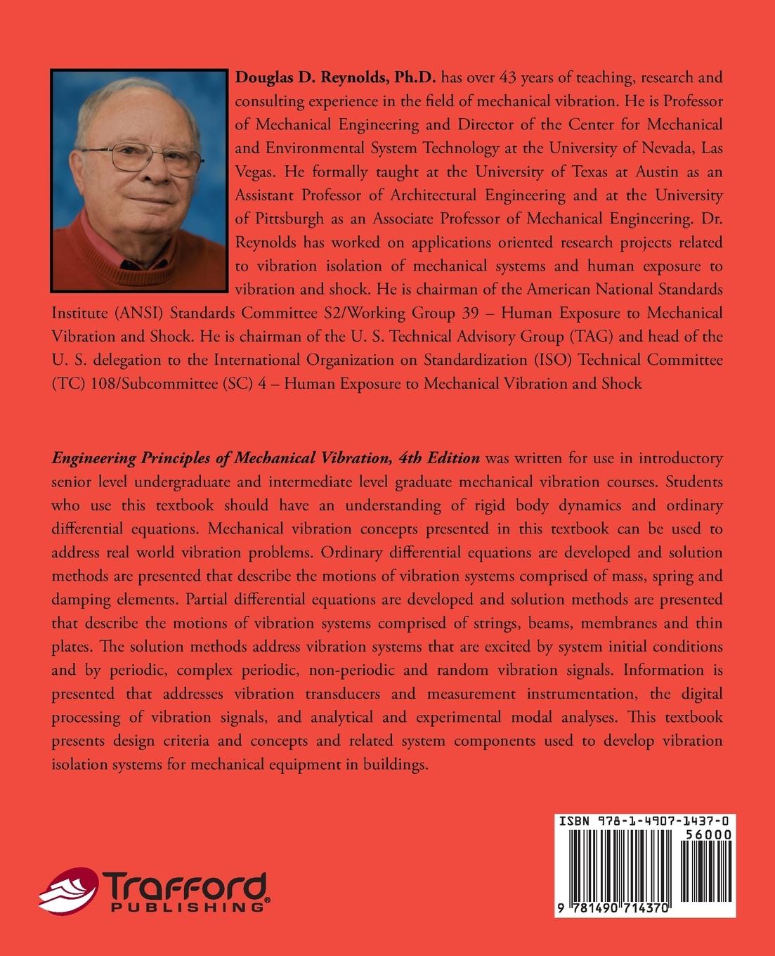 Rückseitencover Engineering Principles of Mechanical Vibration