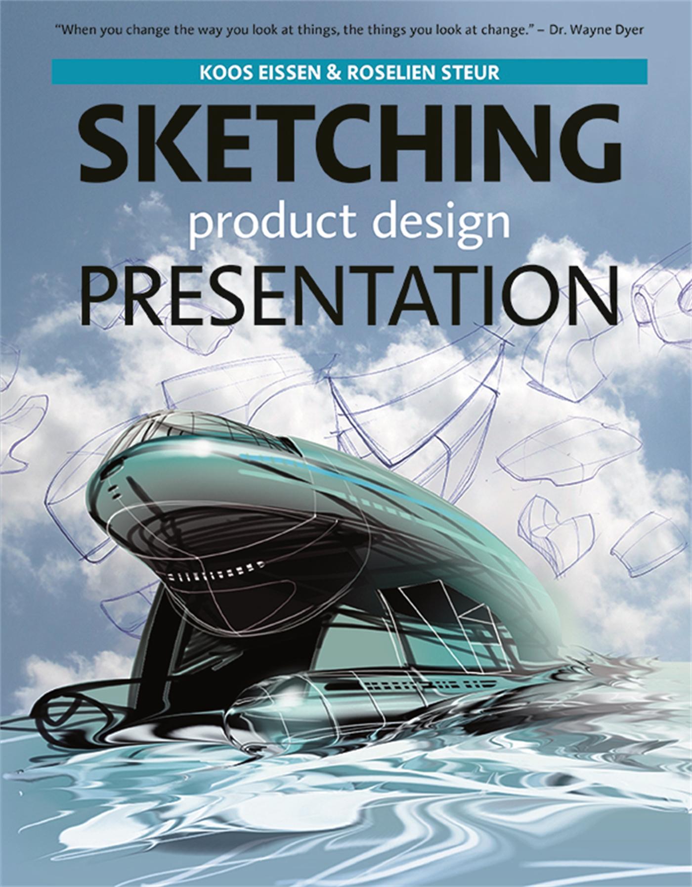 Vorderes Coverbild Sketching Product Design Presentation