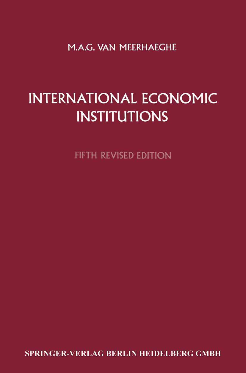 Vorderes Coverbild International Economic Institutions