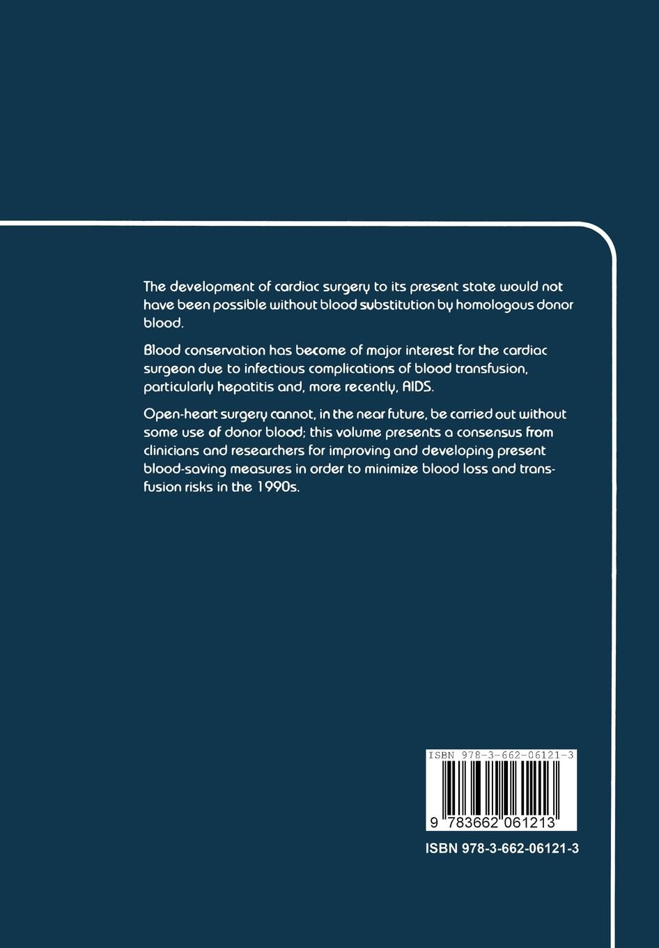 Rückseitencover Blood Use in Cardiac Surgery