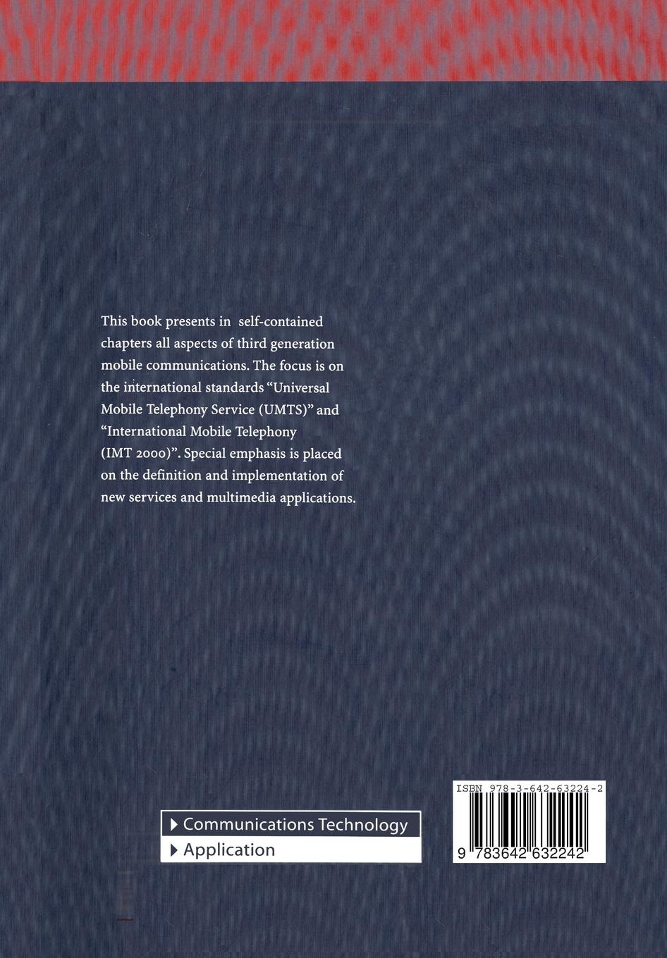 Rückseitencover Third Generation Mobile Telecommunication Systems