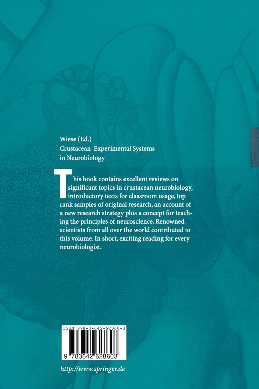 Rückseitencover Crustacean Experimental Systems in Neurobiology