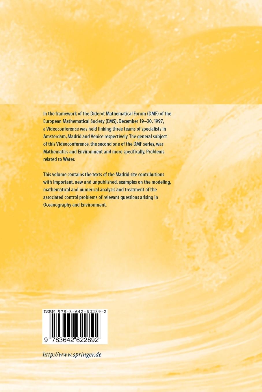 Rückseitencover Ocean Circulation and Pollution Control - A Mathematical and Numerical Investigation