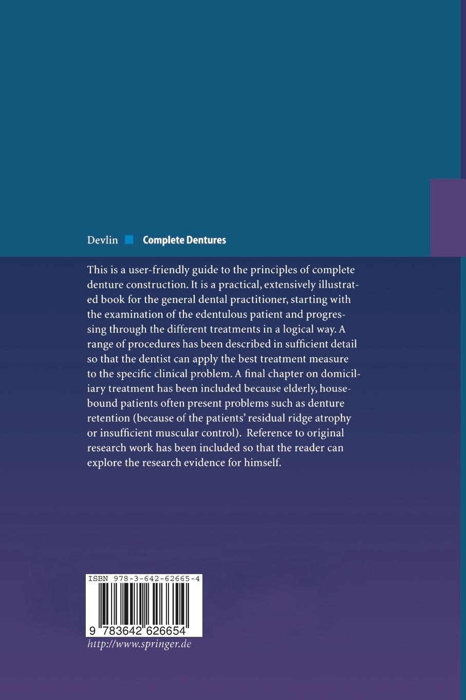 Rückseitencover Complete Dentures