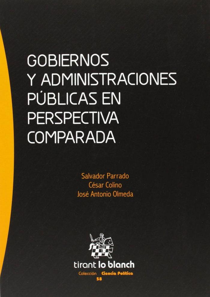 Vorderes Coverbild Gobiernos y administraciones públicas en perspectiva comparada