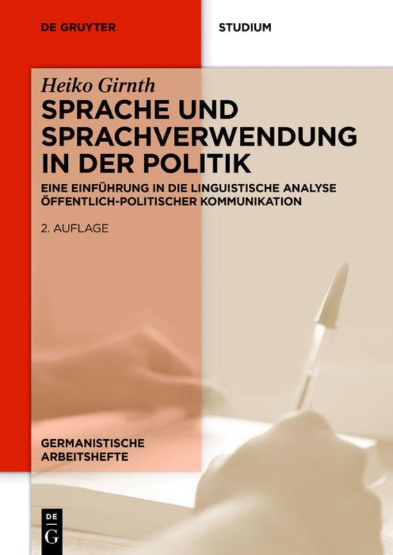 Vorderes Coverbild Sprache und Sprachverwendung in der Politik