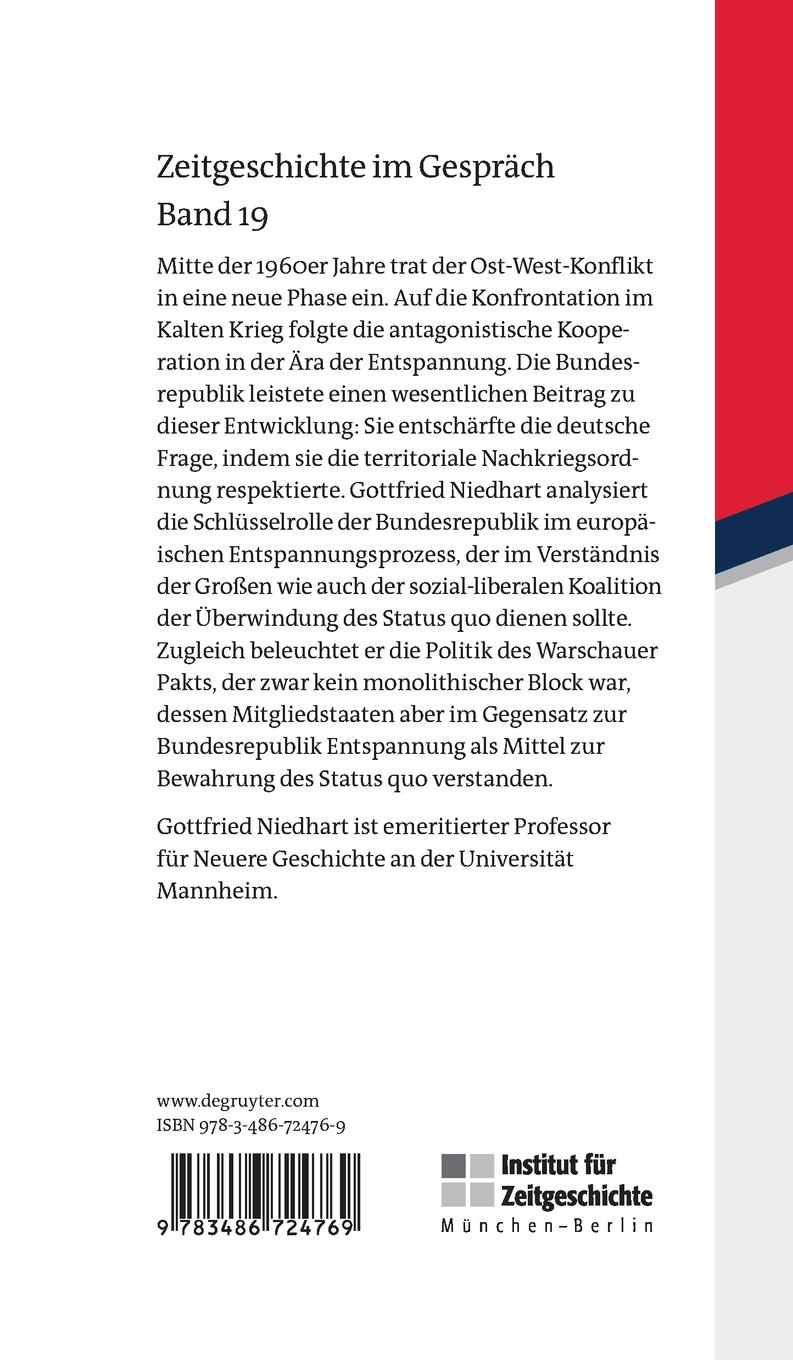 Rückseitencover Entspannung in Europa