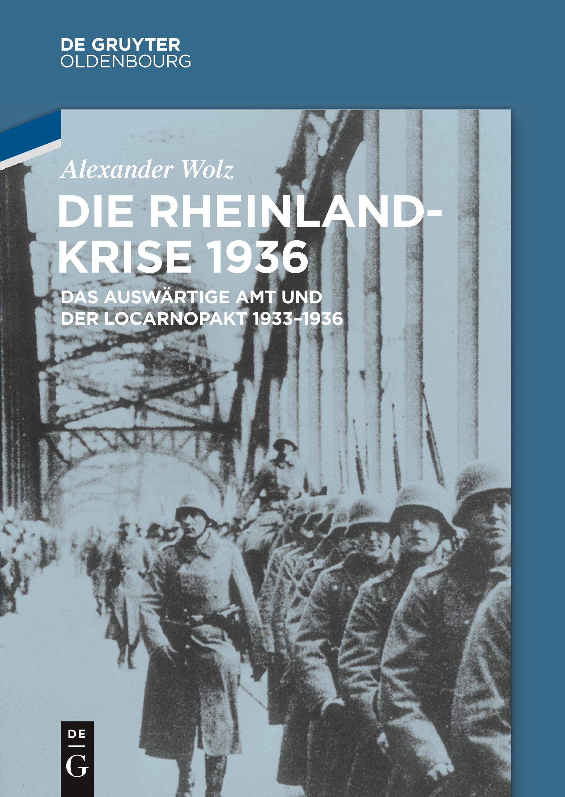 Vorderes Coverbild Die Rheinlandkrise 1936