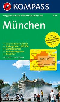 Vorderes Coverbild München 1 : 22 500. Cityplan