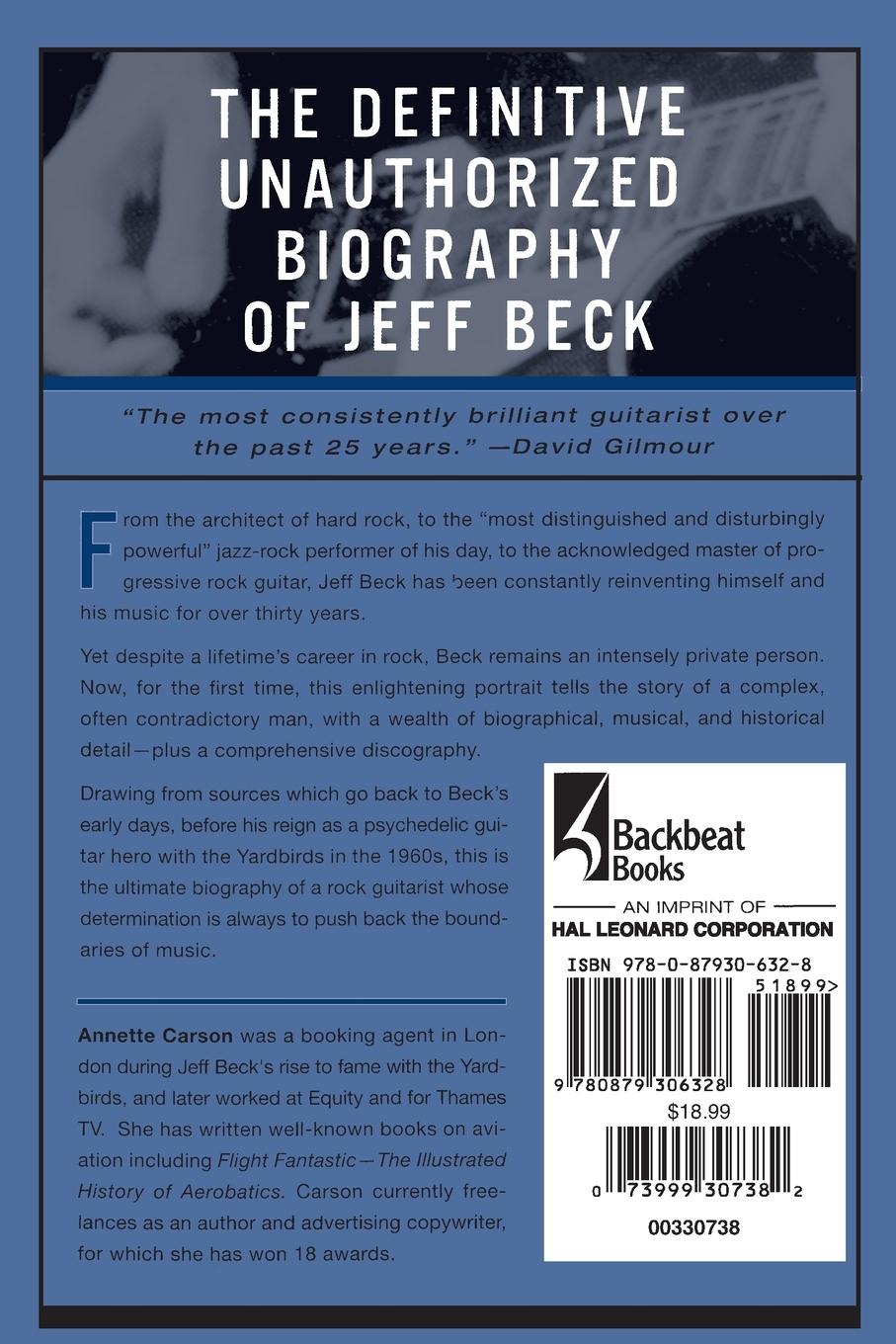 Rückseitencover Jeff Beck