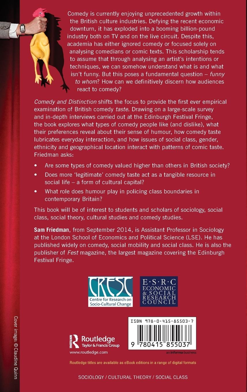 Rückseitencover Comedy and Distinction