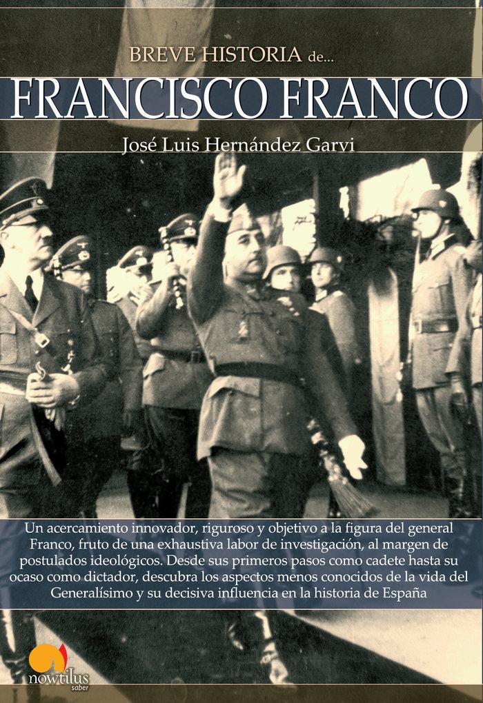 Vorderes Coverbild Breve historia de Francisco Franco