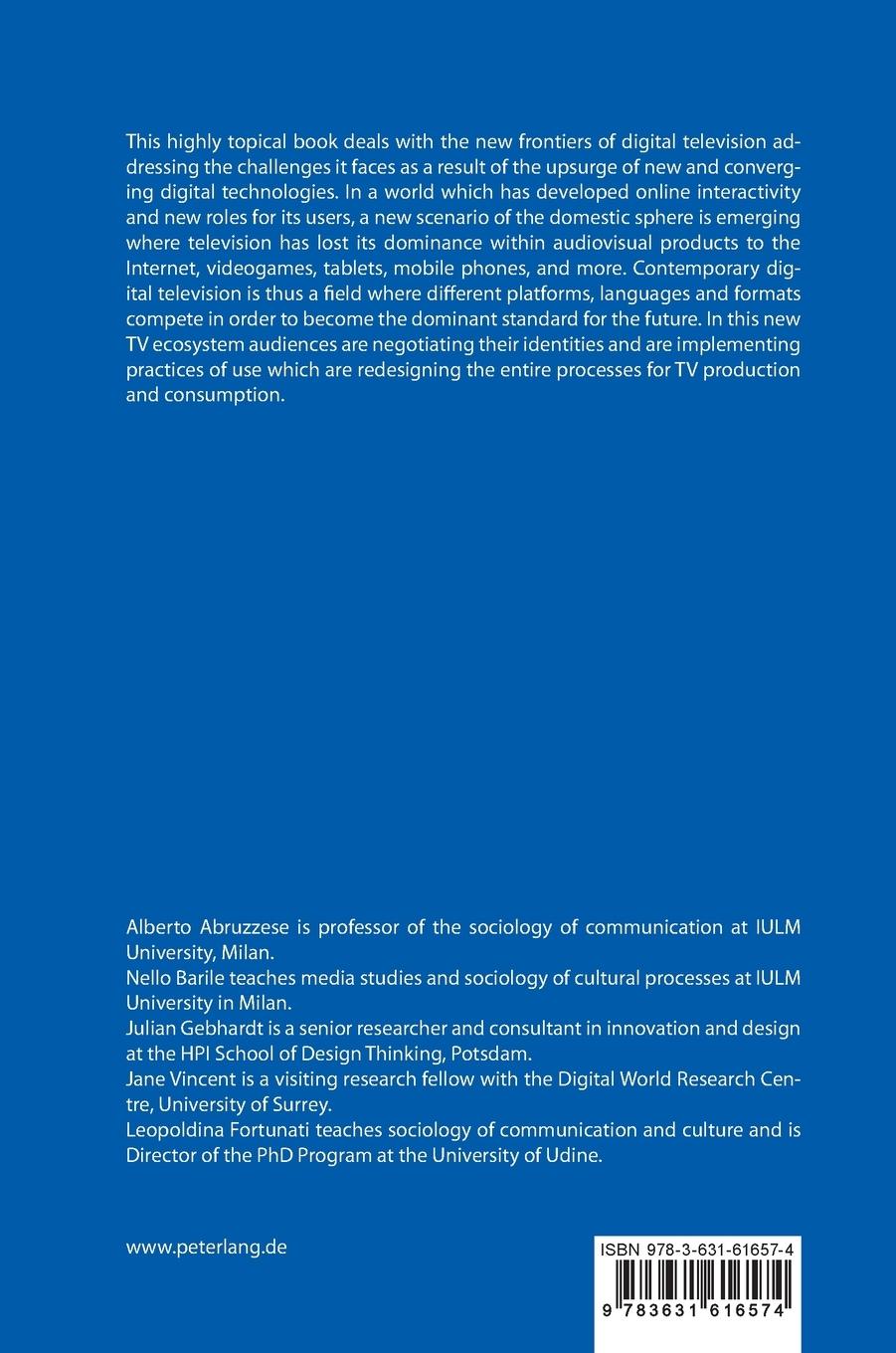 Rückseitencover The New Television Ecosystem