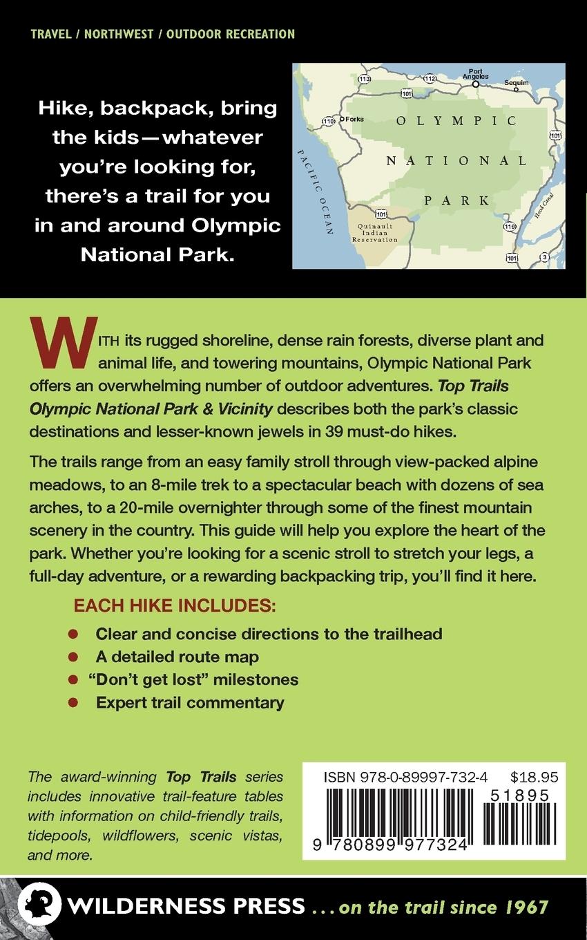 Rückseitencover Top Trails: Olympic National Park and Vicinity