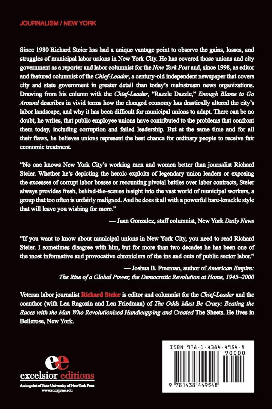 Rückseitencover Enough Blame to Go Around