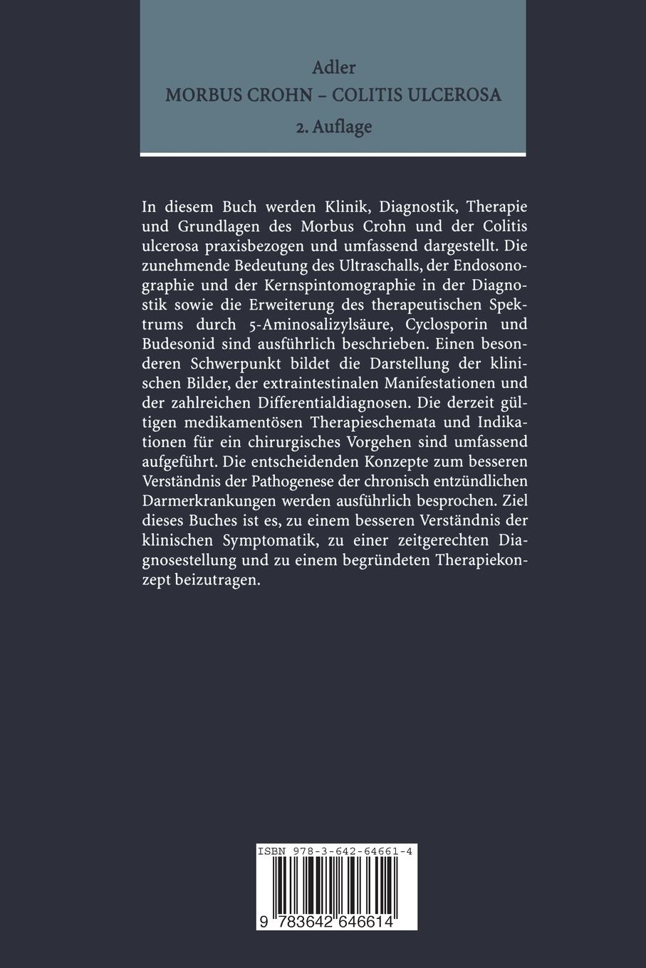 Rückseitencover Morbus Crohn - Colitis ulcerosa