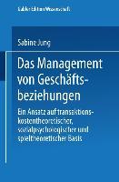 Vorderes Coverbild Das Management von Geschäftsbeziehungen