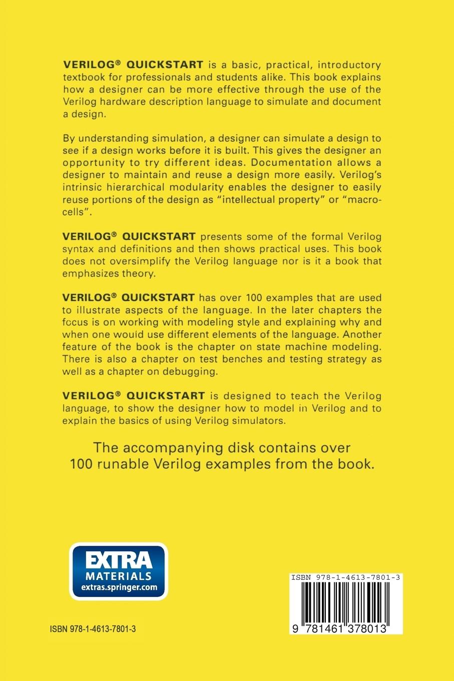 Rückseitencover Verilog® Quickstart