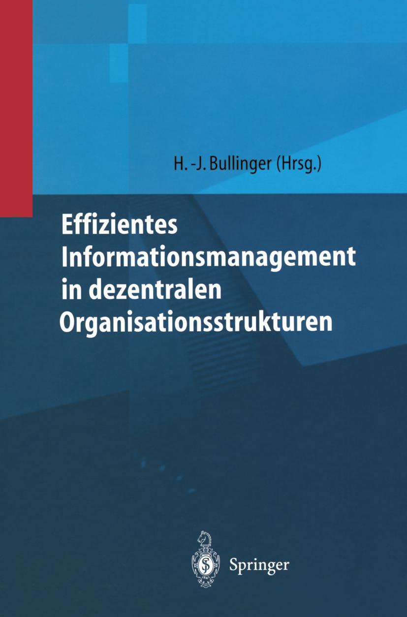 Vorderes Coverbild Effizientes Informationsmanagement in dezentralen Organisationsstrukturen