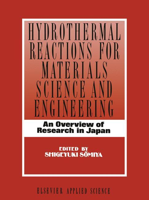 Vorderes Coverbild Hydrothermal Reactions for Materials Science and Engineering