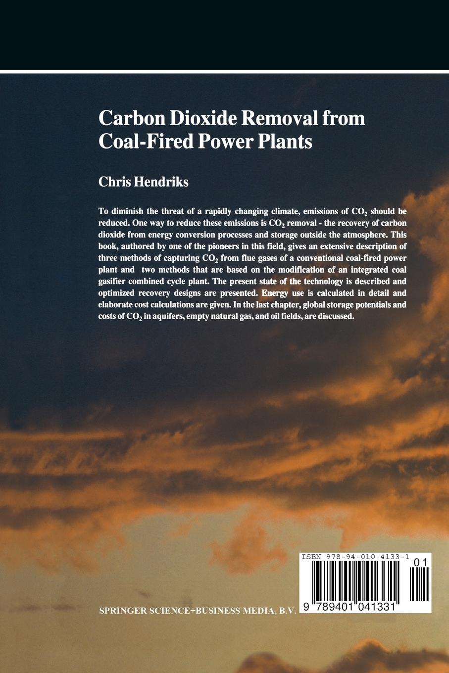 Rückseitencover Carbon Dioxide Removal from Coal-Fired Power Plants