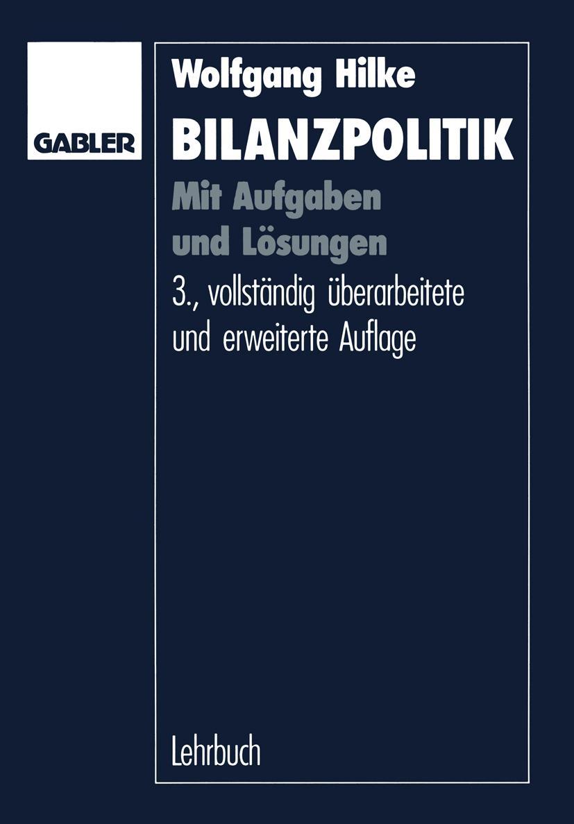Vorderes Coverbild Bilanzpolitik