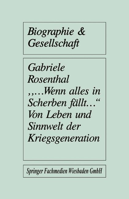 Vorderes Coverbild "...wenn alles in Scherben fällt..."
