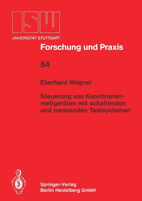 Vorderes Coverbild Steuerung von Koordinatenmeßgeräten mit schlatenden und messenden Tastsystemen