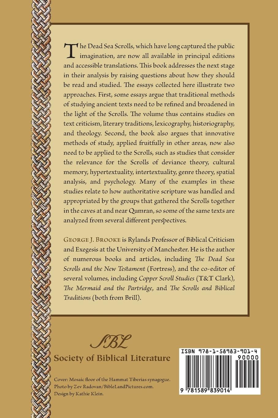 Rückseitencover Reading the Dead Sea Scrolls