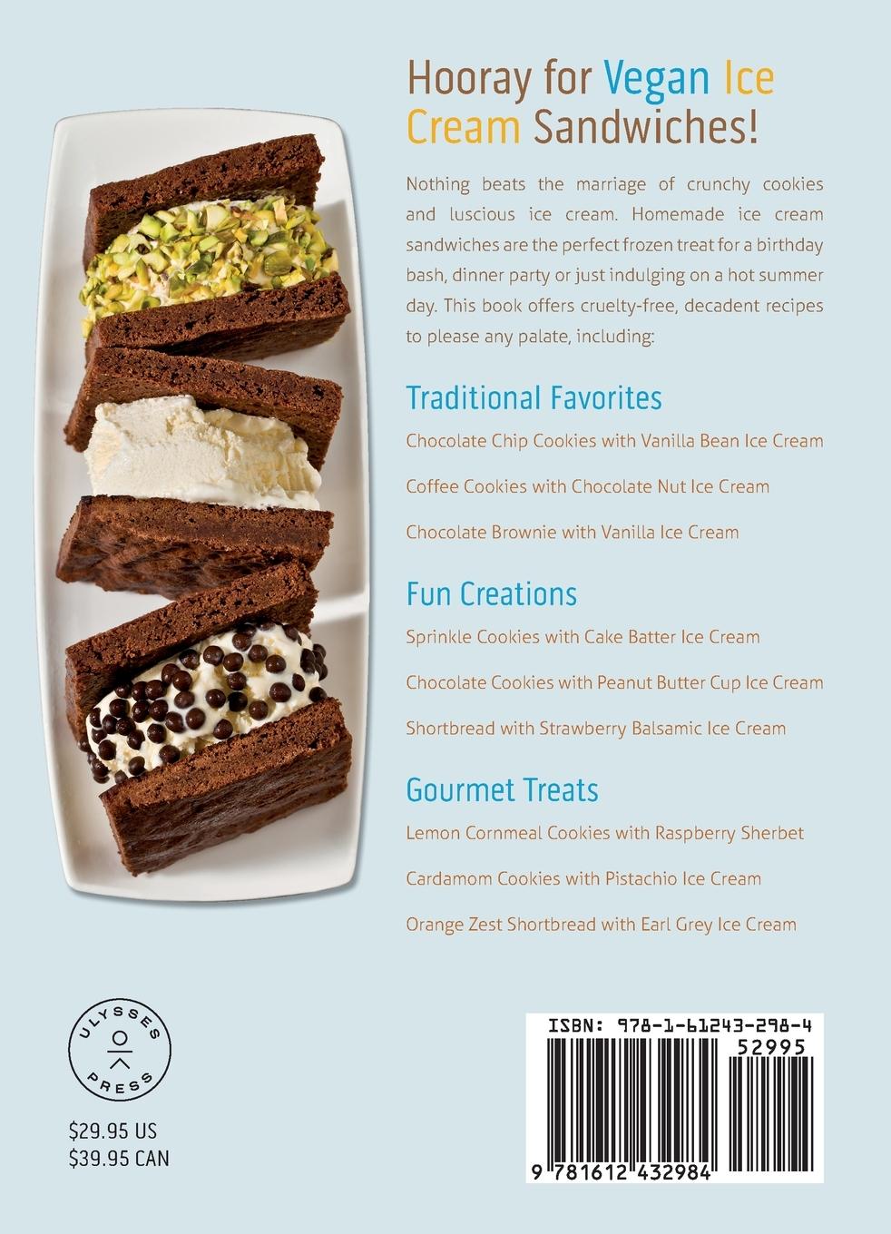 Rückseitencover Vegan Ice Cream Sandwiches