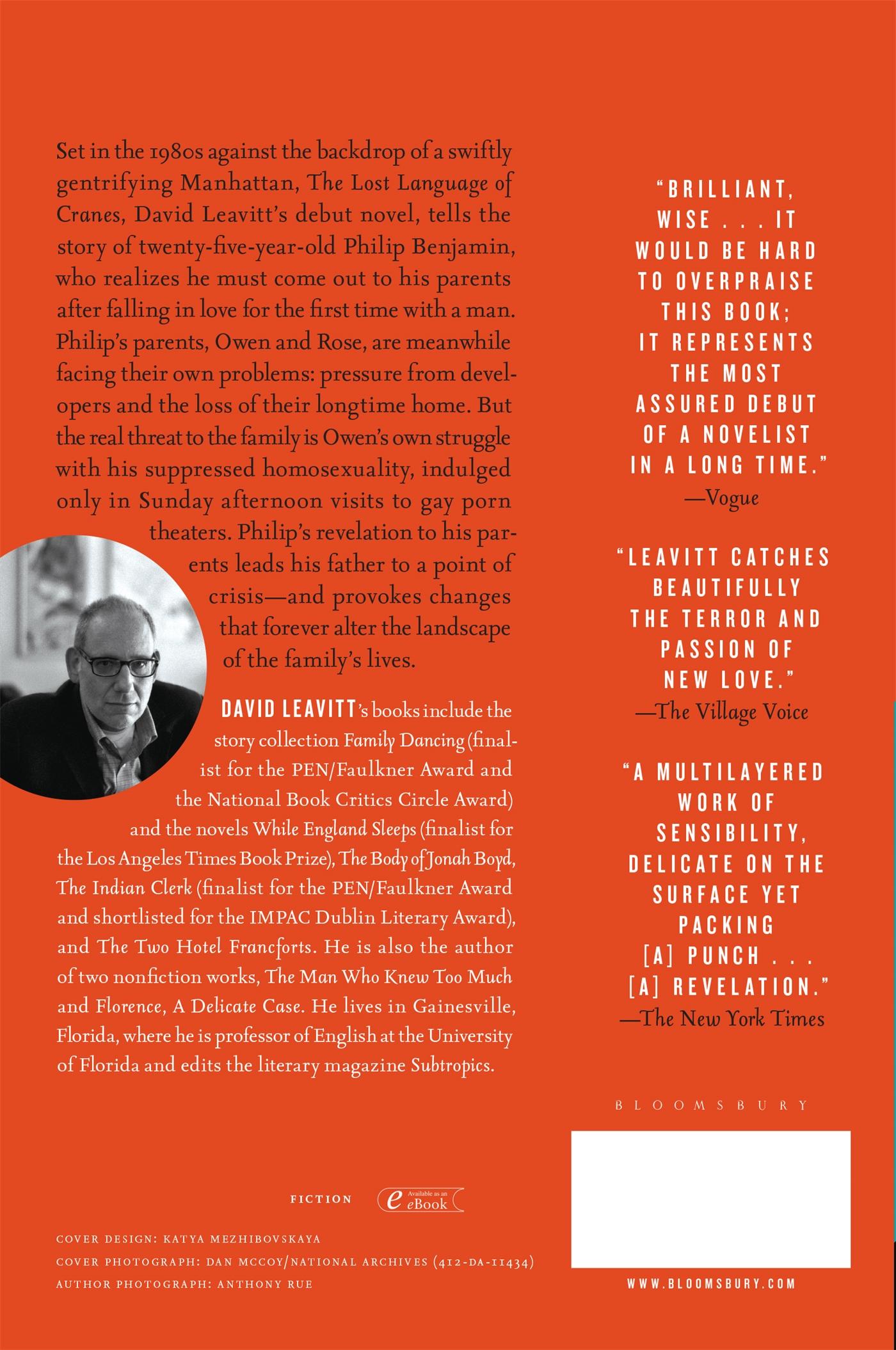 Rückseitencover The Lost Language of Cranes