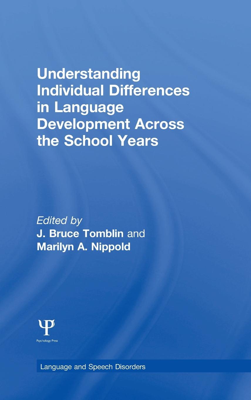 Vorderes Coverbild Understanding Individual Differences in Language Development Across the School Years