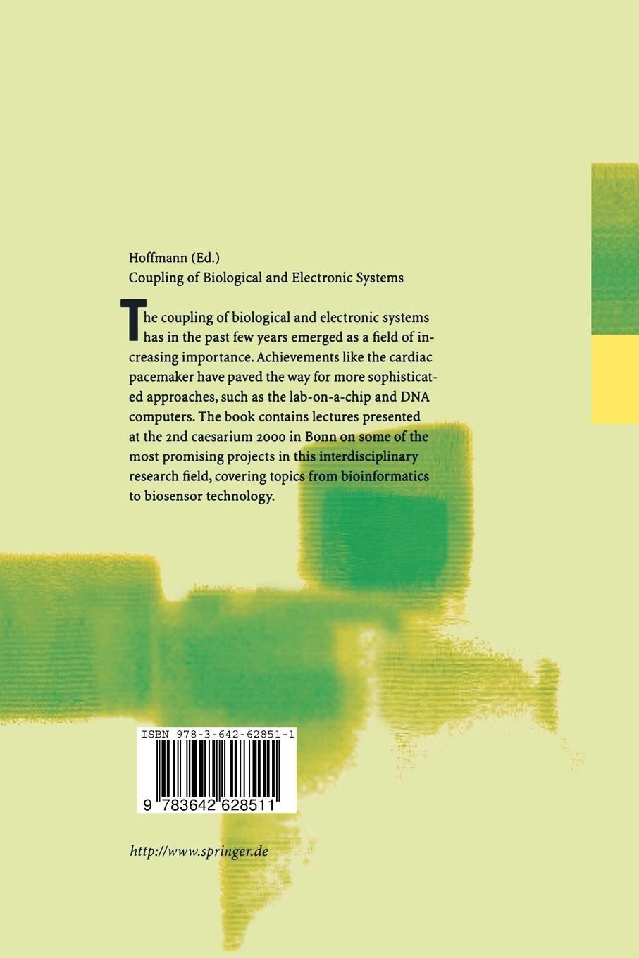 Rückseitencover Coupling of Biological and Electronic Systems
